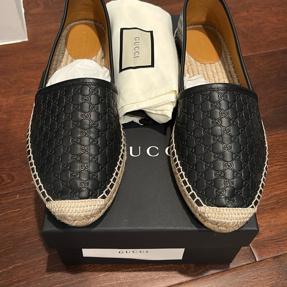Gucci Black Espadrille